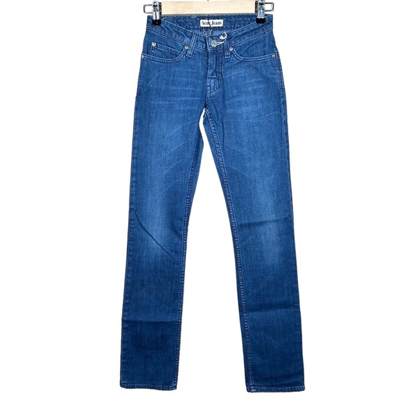 ACNE JEANS Selvedge Slim Straight Jeans - Picture 1 of 11